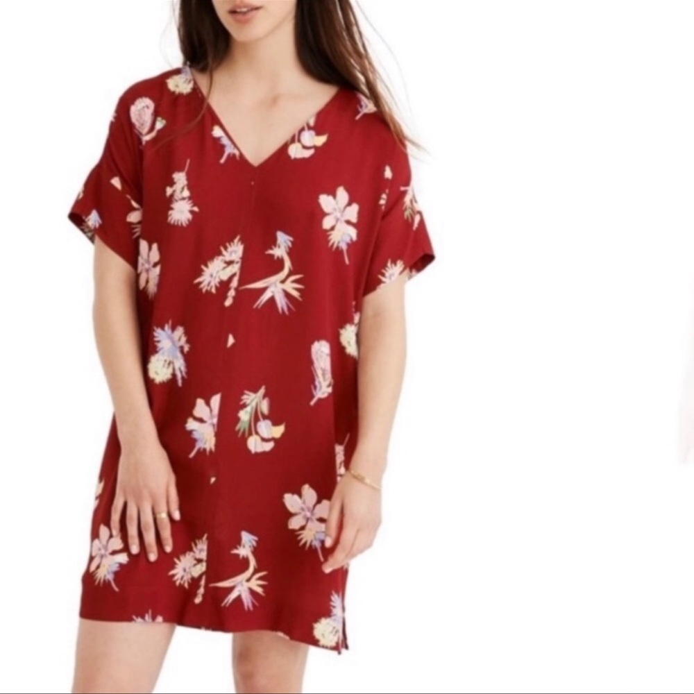 🌵 Madewell Novel Dress in Bird Paradise. Size XS.